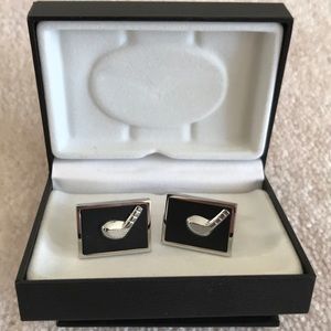 New! Golf cuff links